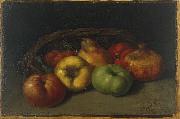 Gustave Courbet Still Life with Apples, Pear, and Pomegranates Sweden oil painting artist